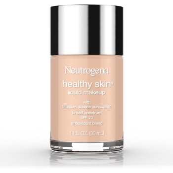 Neutrogena Healthy Skin Liquid Foundation Enhances Complexion SPF 20, 50 Soft Beige, 1 fl oz
